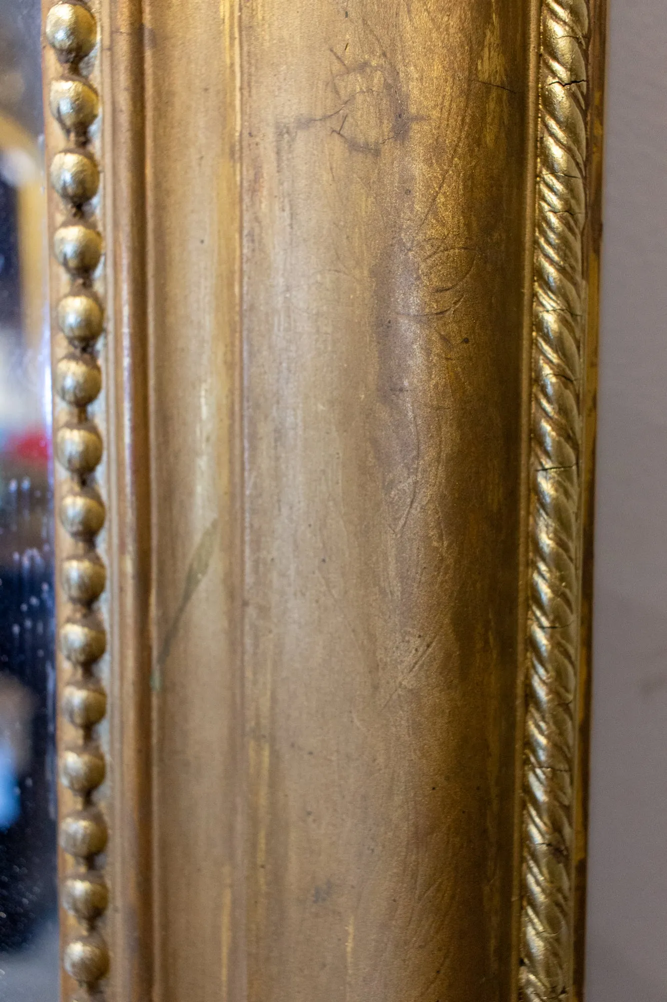 Large Antique French Gilt Louis Philippe Mirror, circa 1830
