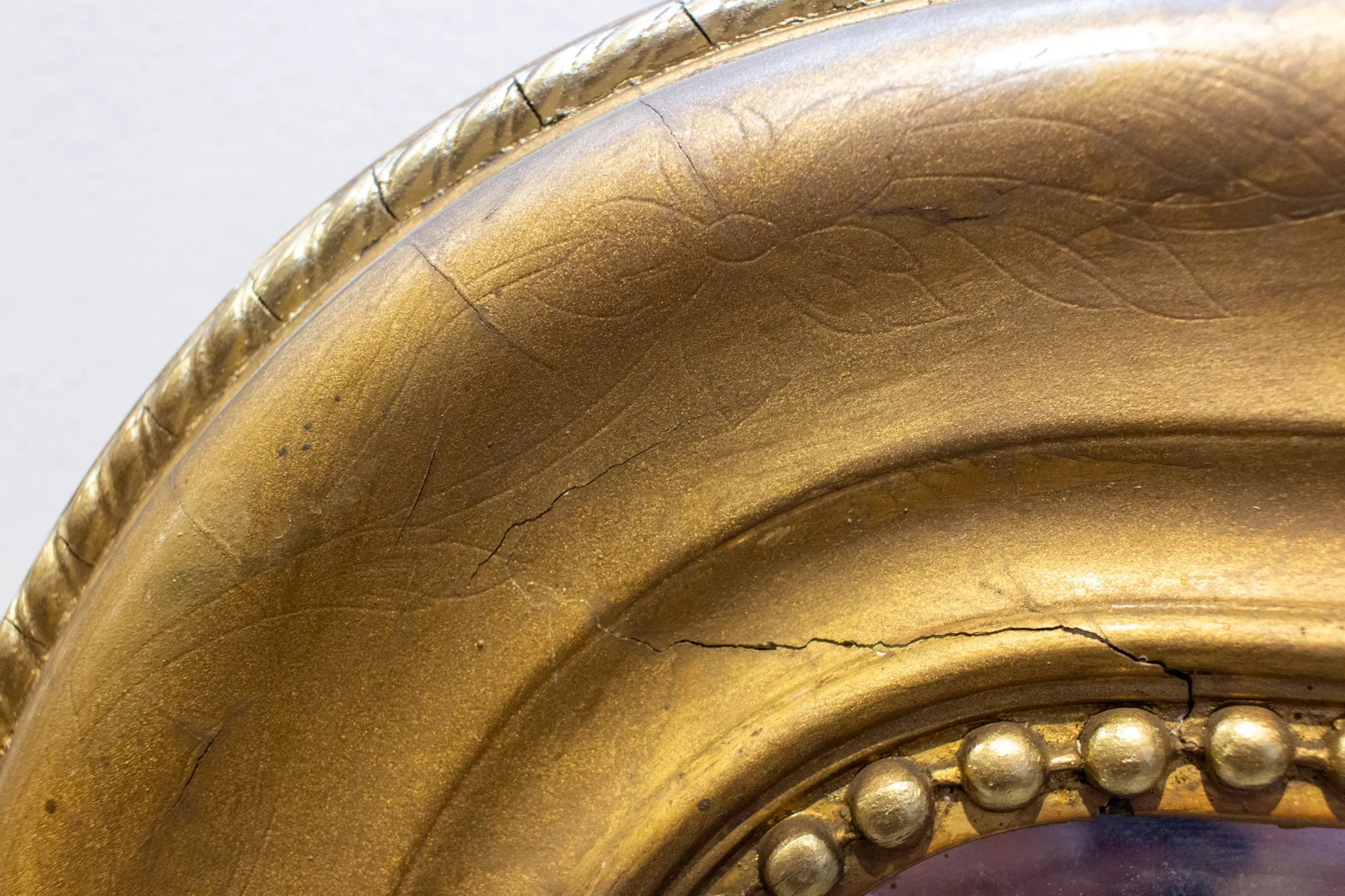 Large Antique French Gilt Louis Philippe Mirror, circa 1830