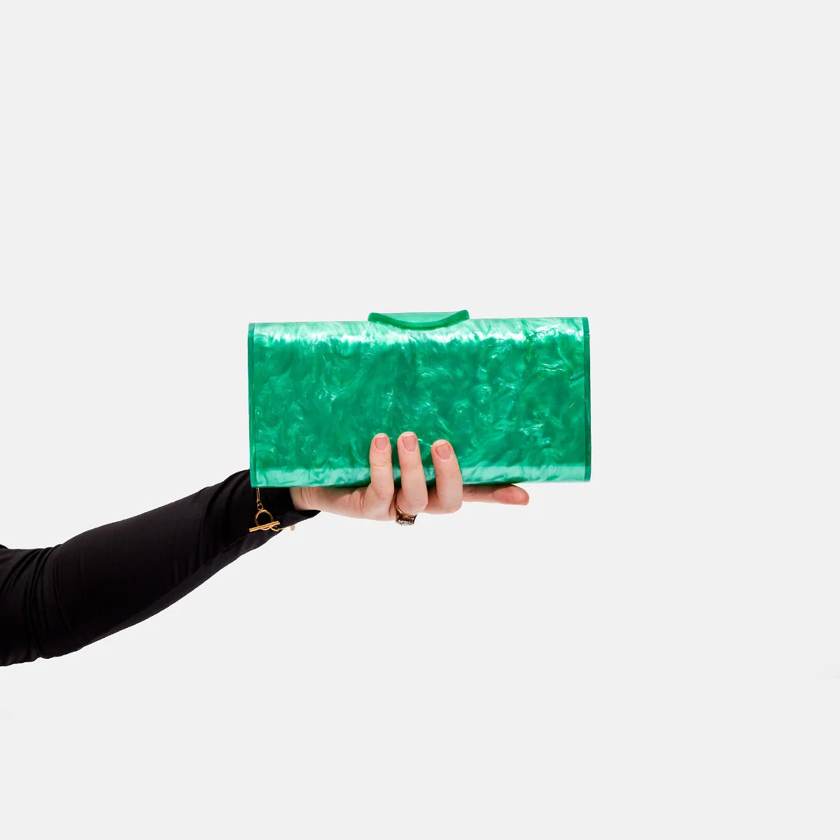 Large Lara in Kelly Green Pearlescent