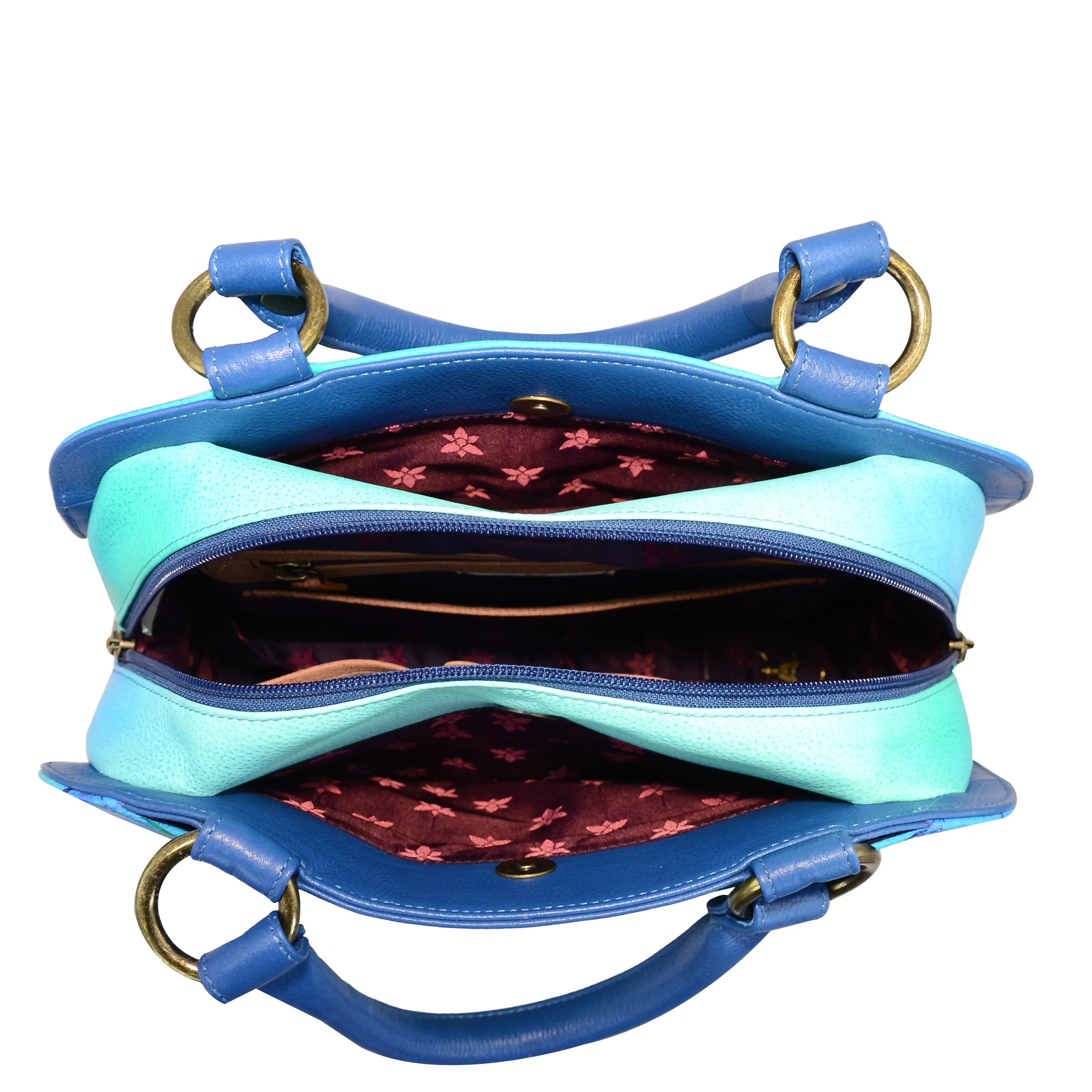 Large Multi Compartment Satchel - 647