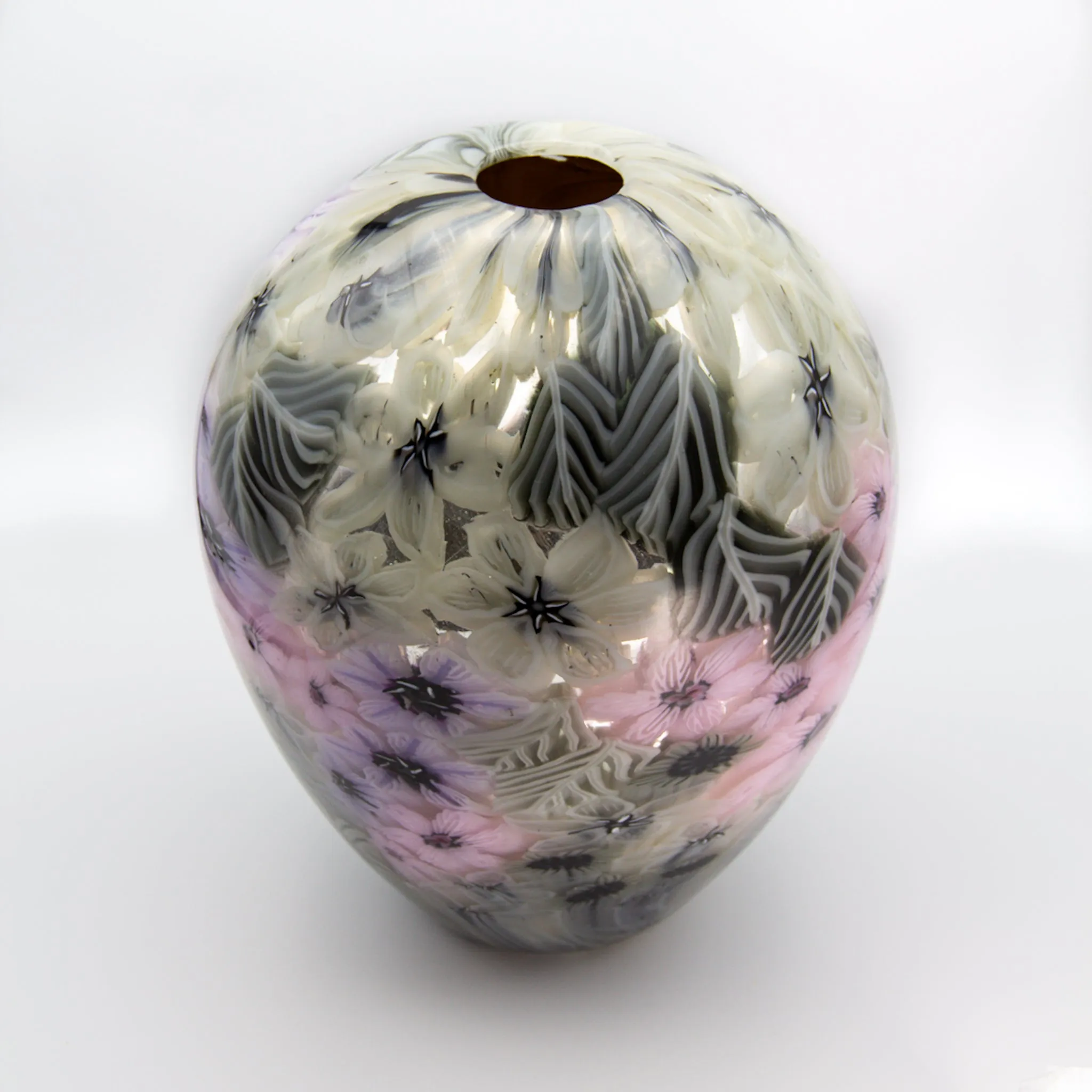 Lavender Millefiori Vase