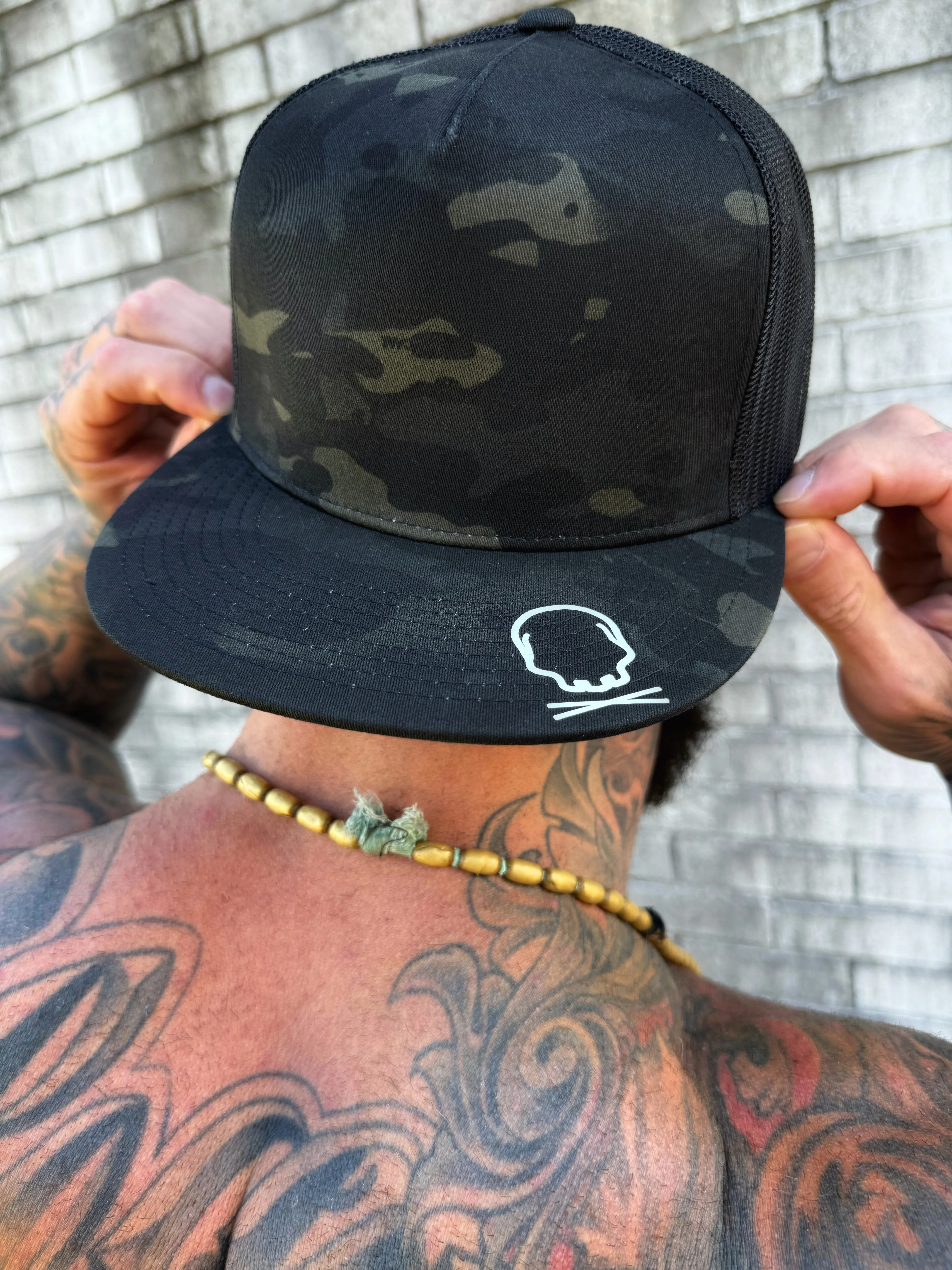 LET 'EM HATE BLACK CAMO SIDE STYLE BLACK HAT