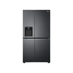 LG 617L Matte Black Finish Side by Side Fridge with Uvnano GC-J257SQ2W
