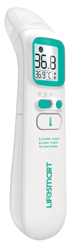 LifeSmart Infrared Thermometer Dual Function (Forehead & Ear)
