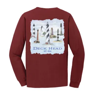 Lighthouses Pocket Long Sleeve Shirt