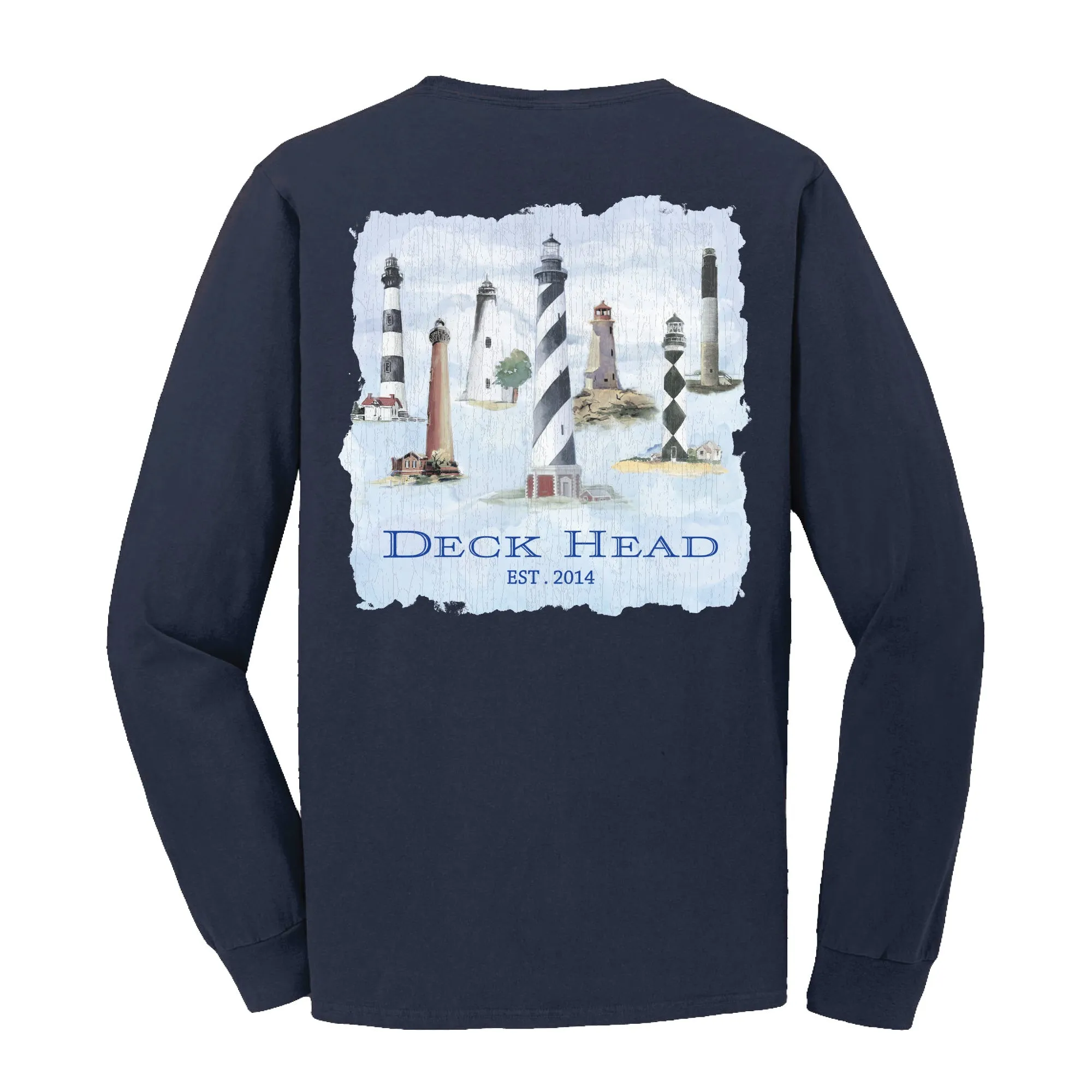Lighthouses Pocket Long Sleeve Shirt