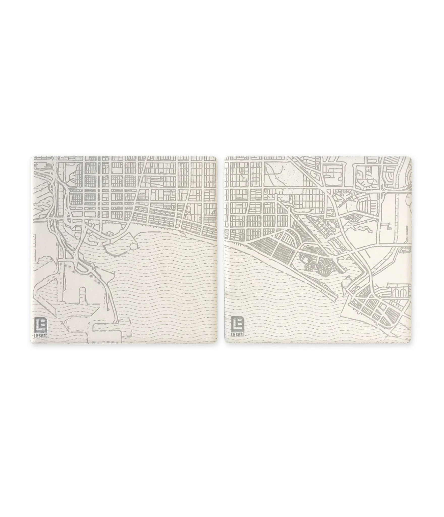 Long Beach Streets Coaster Set
