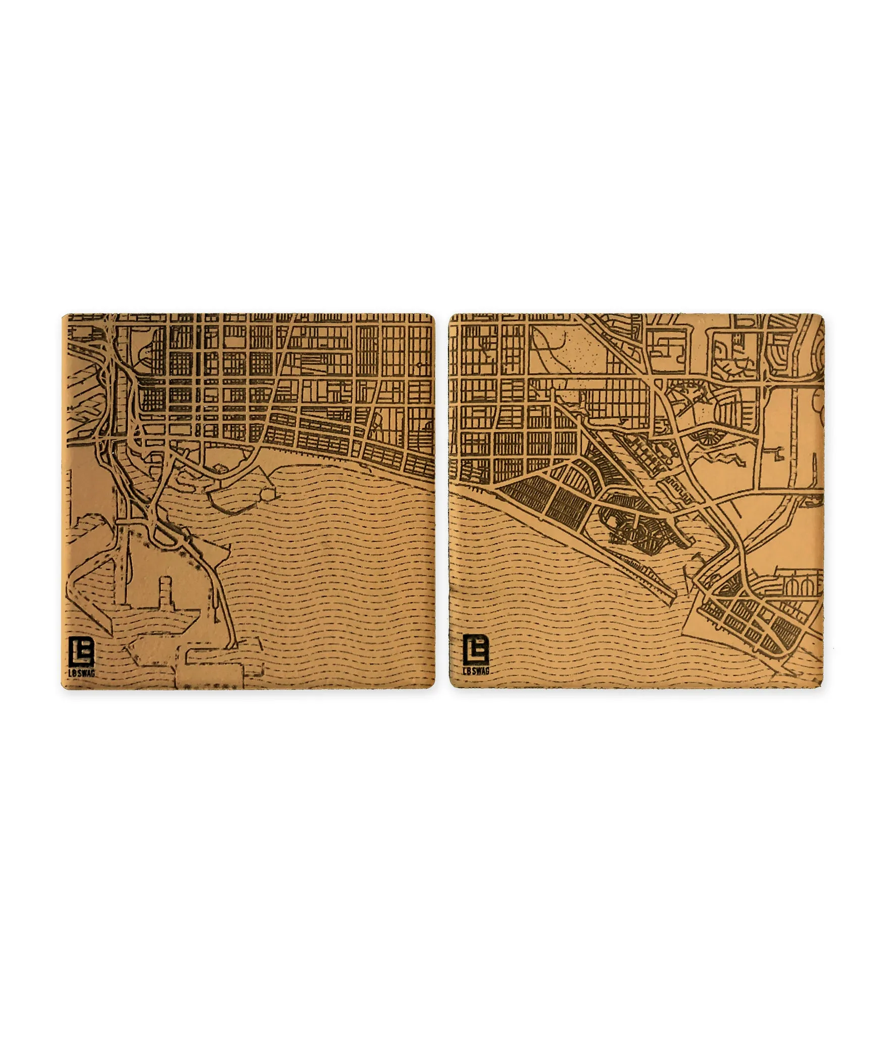 Long Beach Streets Coaster Set