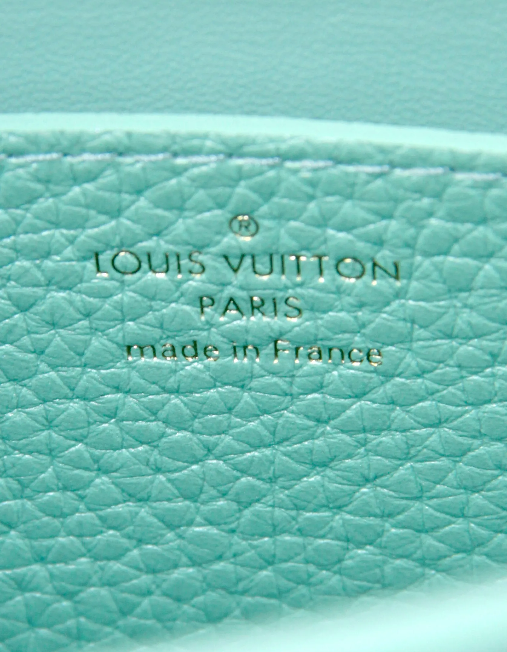 Louis Vuitton Blue Iridescent Calfskin Twist MM Crossbody