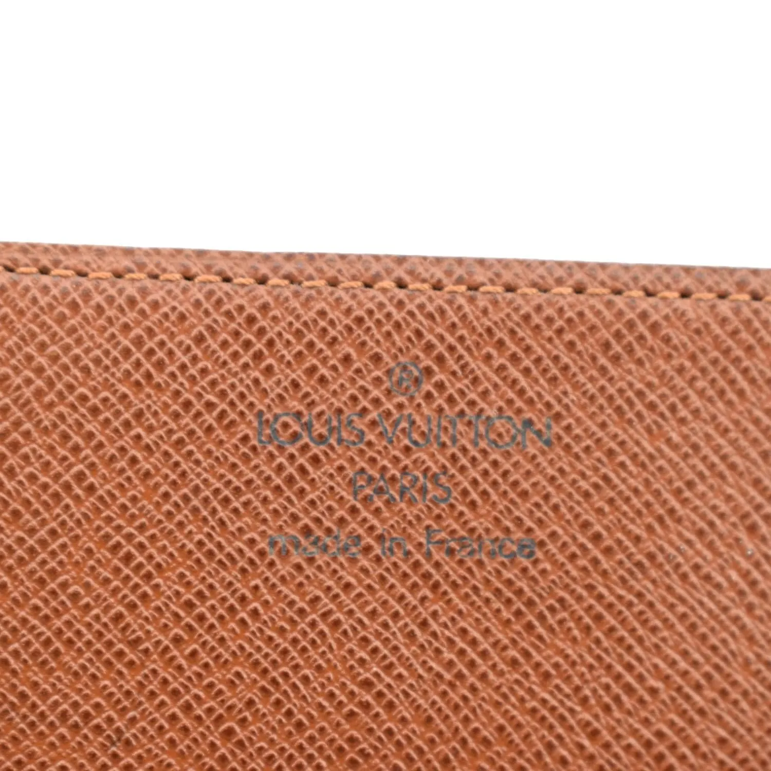 LOUIS VUITTON Monogram Canvas Card Holder Small Wallet Brown