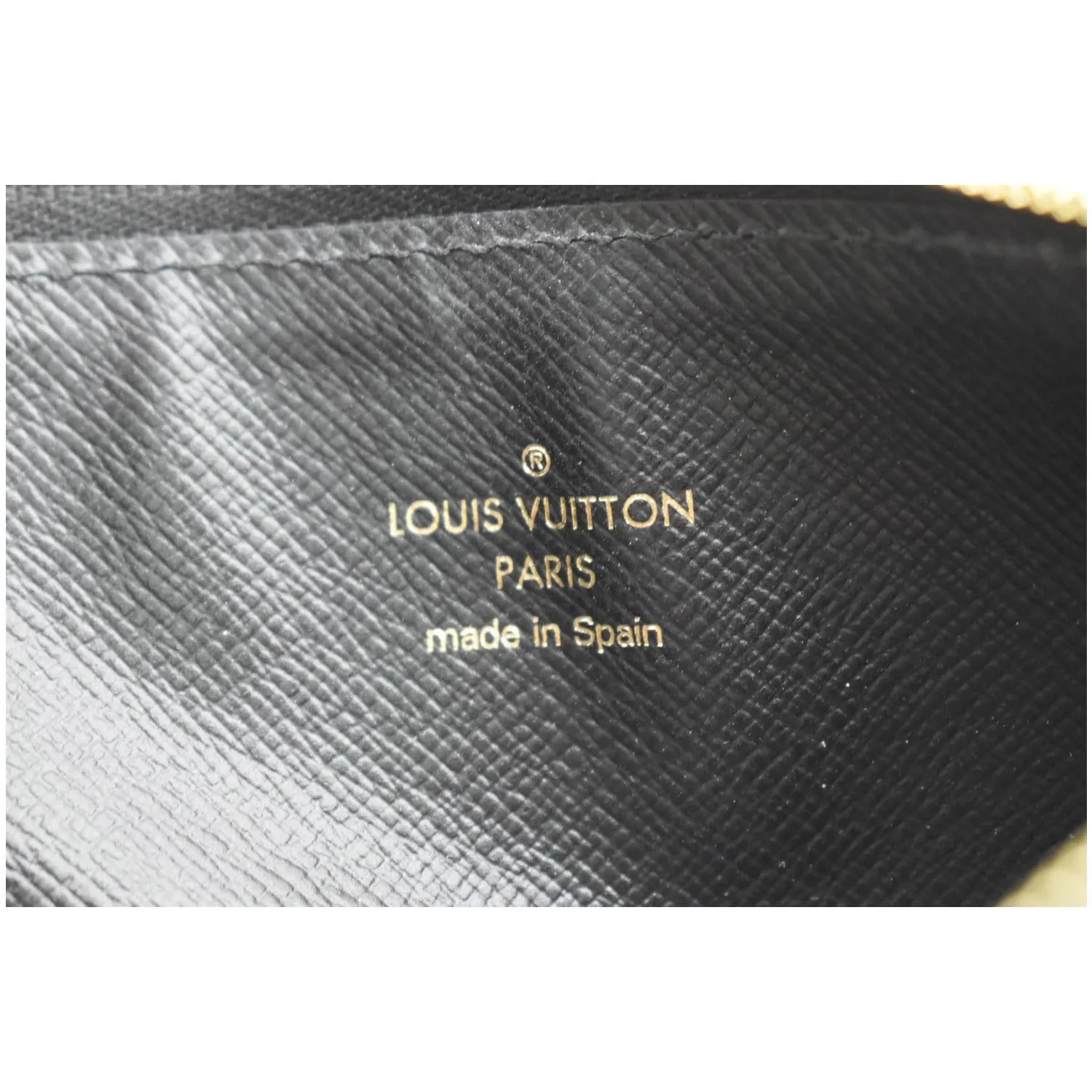 LOUIS VUITTON Slim Purse Monogram Reverse Canvas Wallet Brown