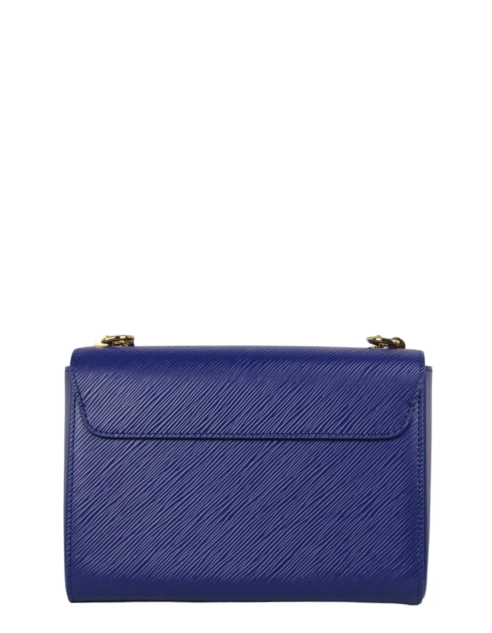 Louis Vuitton Small Blue Epi Leather Enamel LV Twist MM