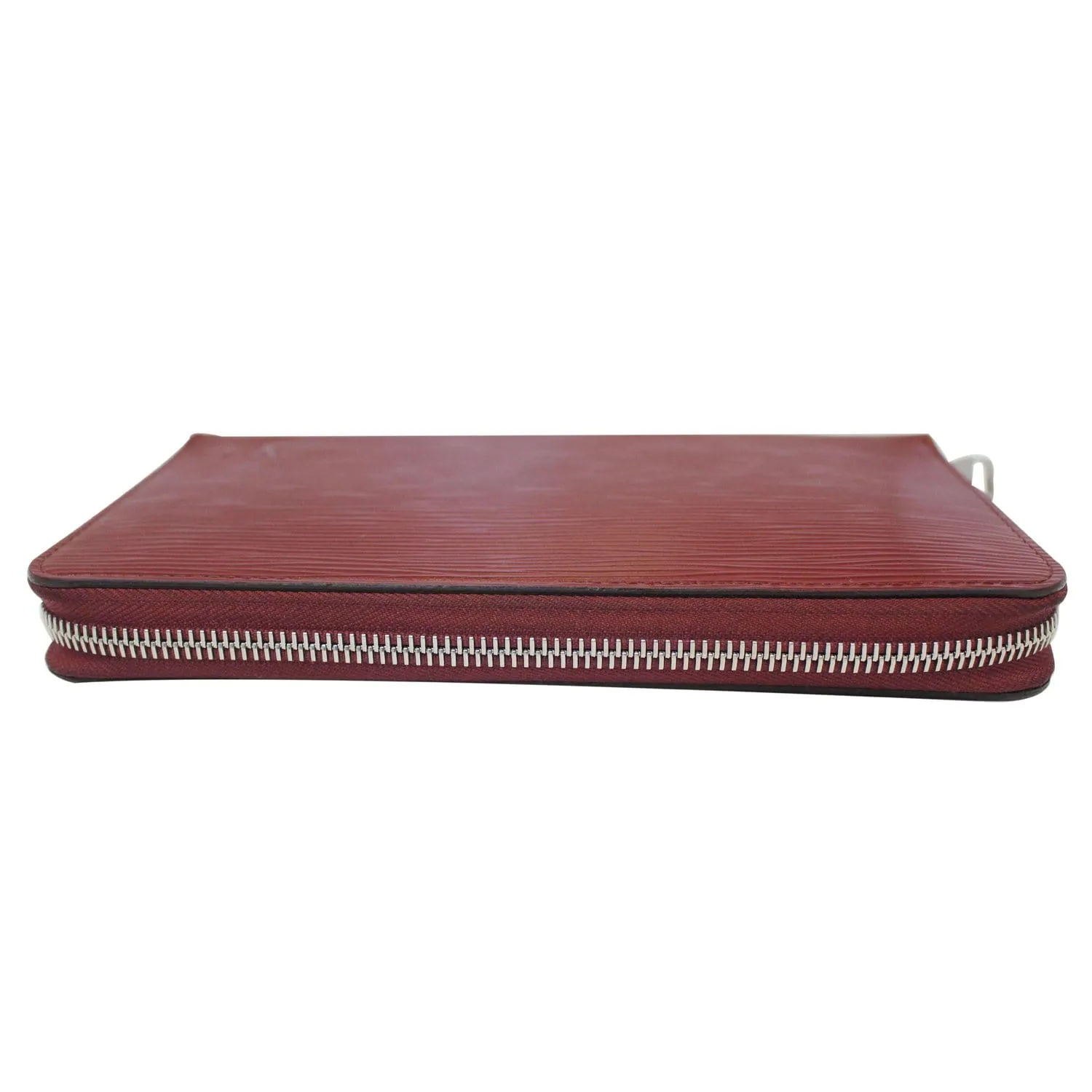 LOUIS VUITTON Zippy Organizer Epi Leather Wallet Red