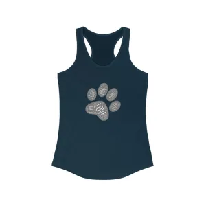 Love & Dogs Paw Print - Racerback Tank