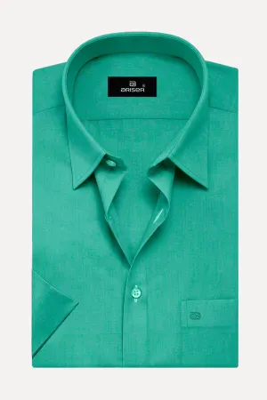 Luxor - Aqua Green Formal Shirts for Men | Ariser
