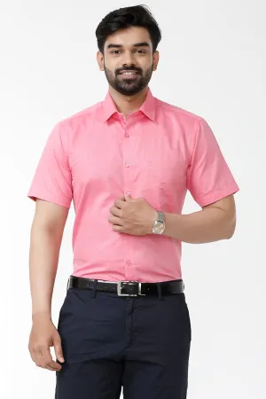 Luxor - Dark Pink Formal Shirts for Men | Ariser