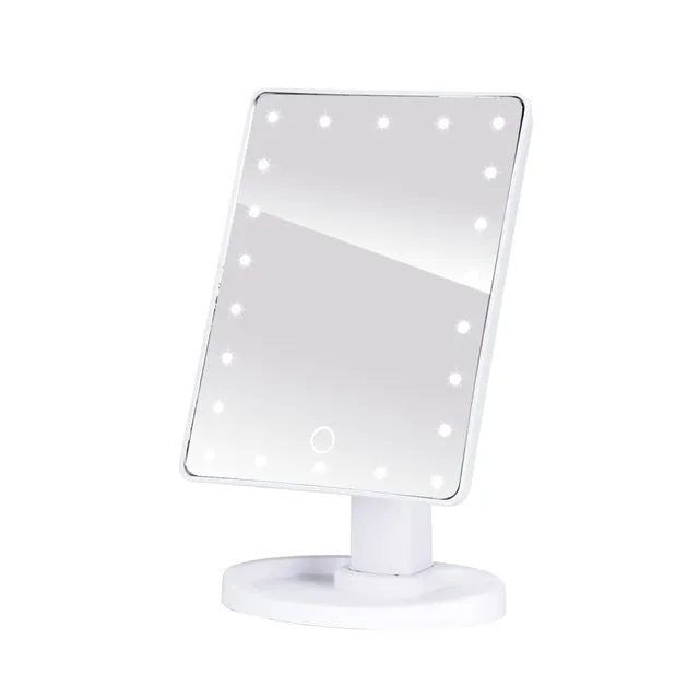 Makeup Mirrors With Adjustable LED Light 16/22 Touch Screen For Beauty Makeup