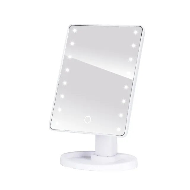 Makeup Mirrors With Adjustable LED Light 16/22 Touch Screen For Beauty Makeup