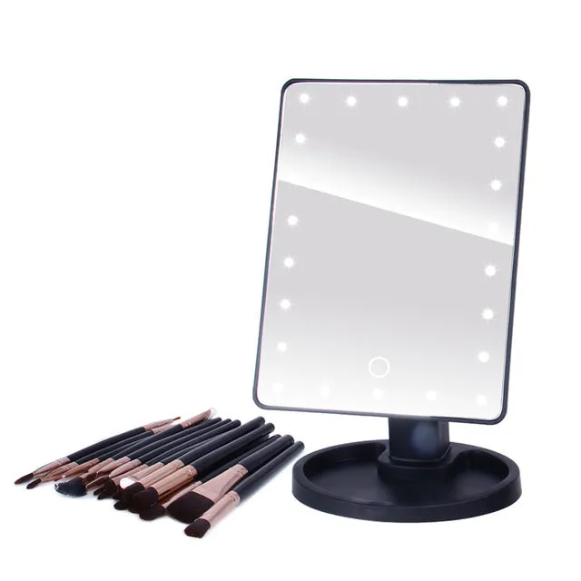 Makeup Mirrors With Adjustable LED Light 16/22 Touch Screen For Beauty Makeup