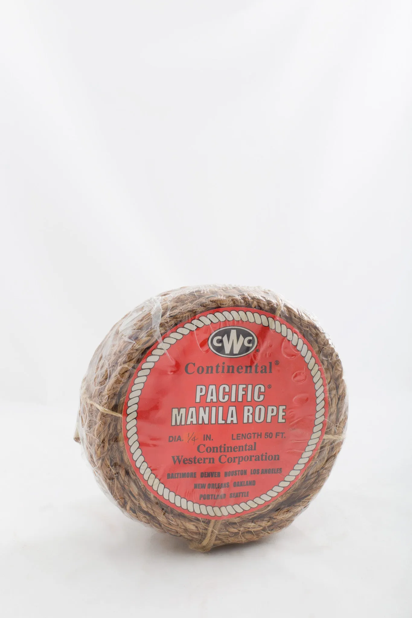 Manila Rope 1/4" 100ft