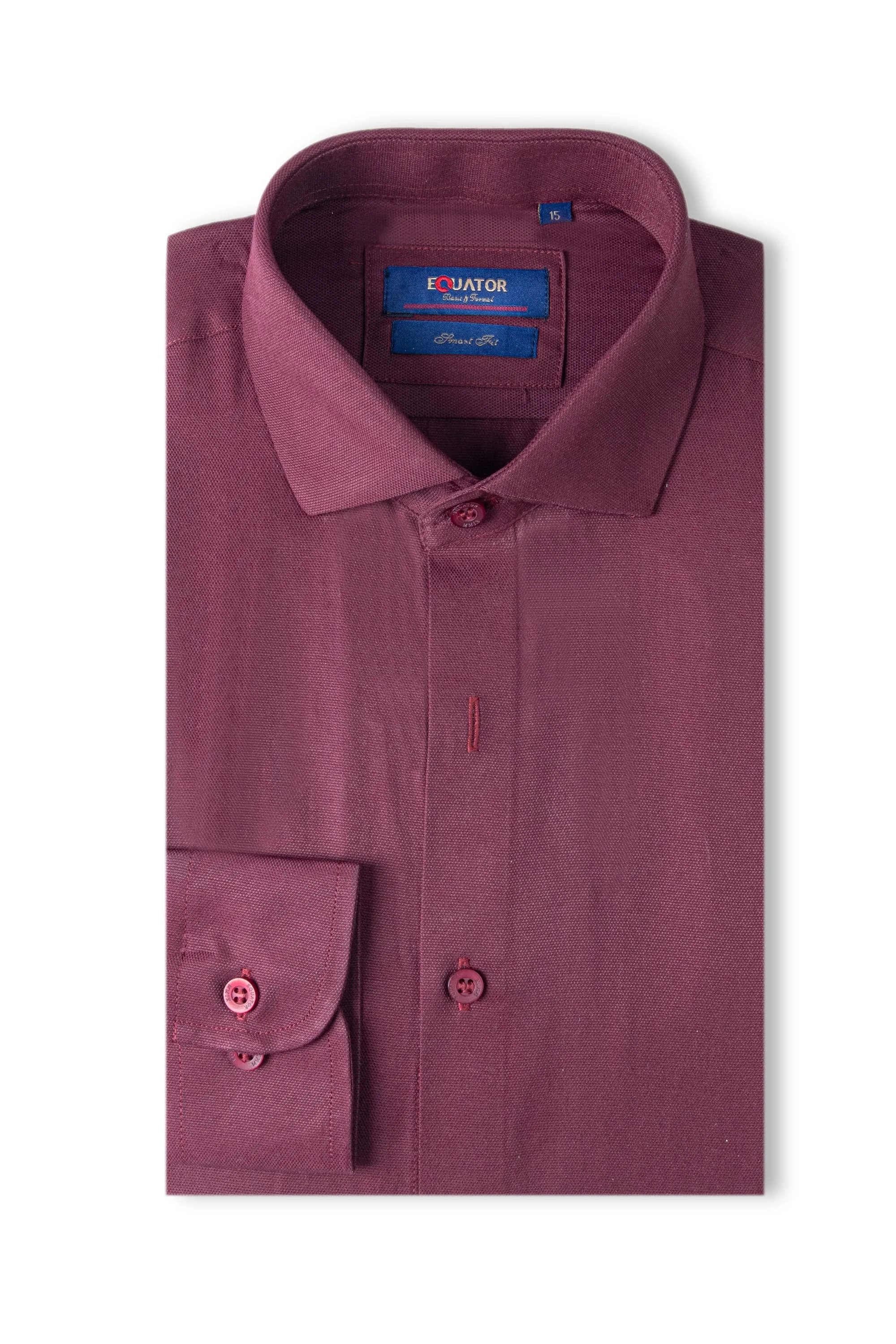 Maroon Shirt-Smart Fit