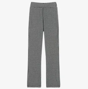 Mayoral Tween Black/White Patterned Leggings