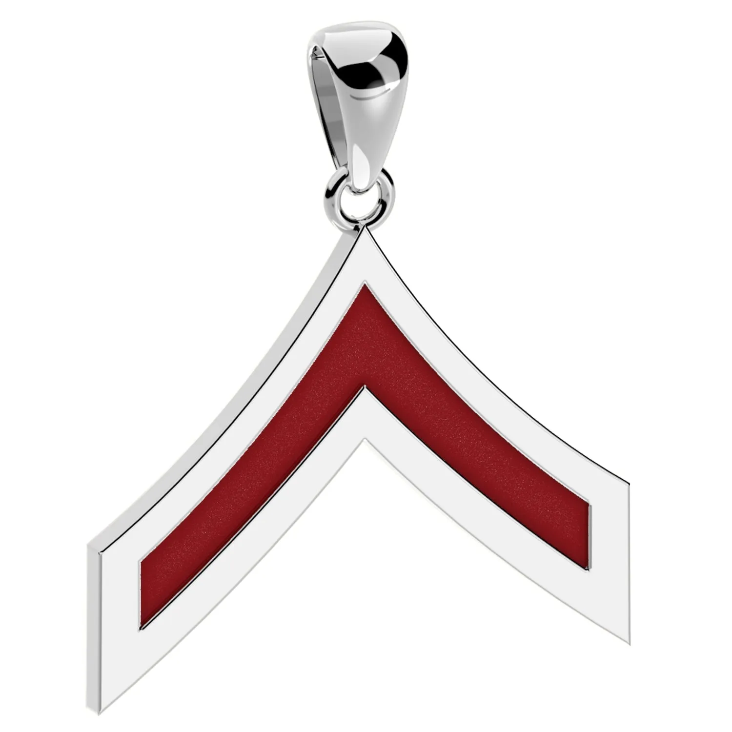 Men's 10k or 14k Yellow or White Gold Private First Class US Marine Corps Pendant