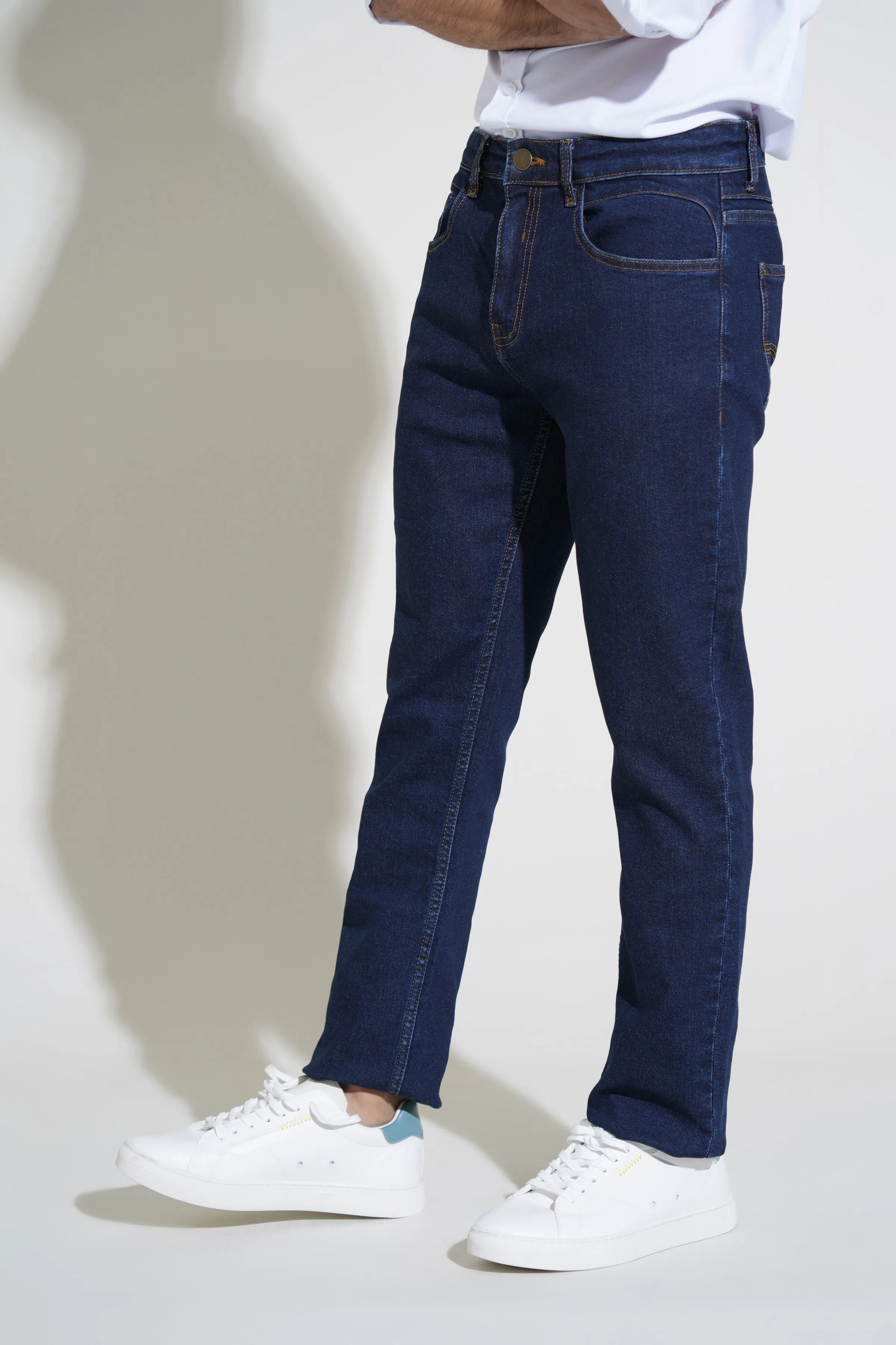Men's Dark Blue Smart Fit Jeans