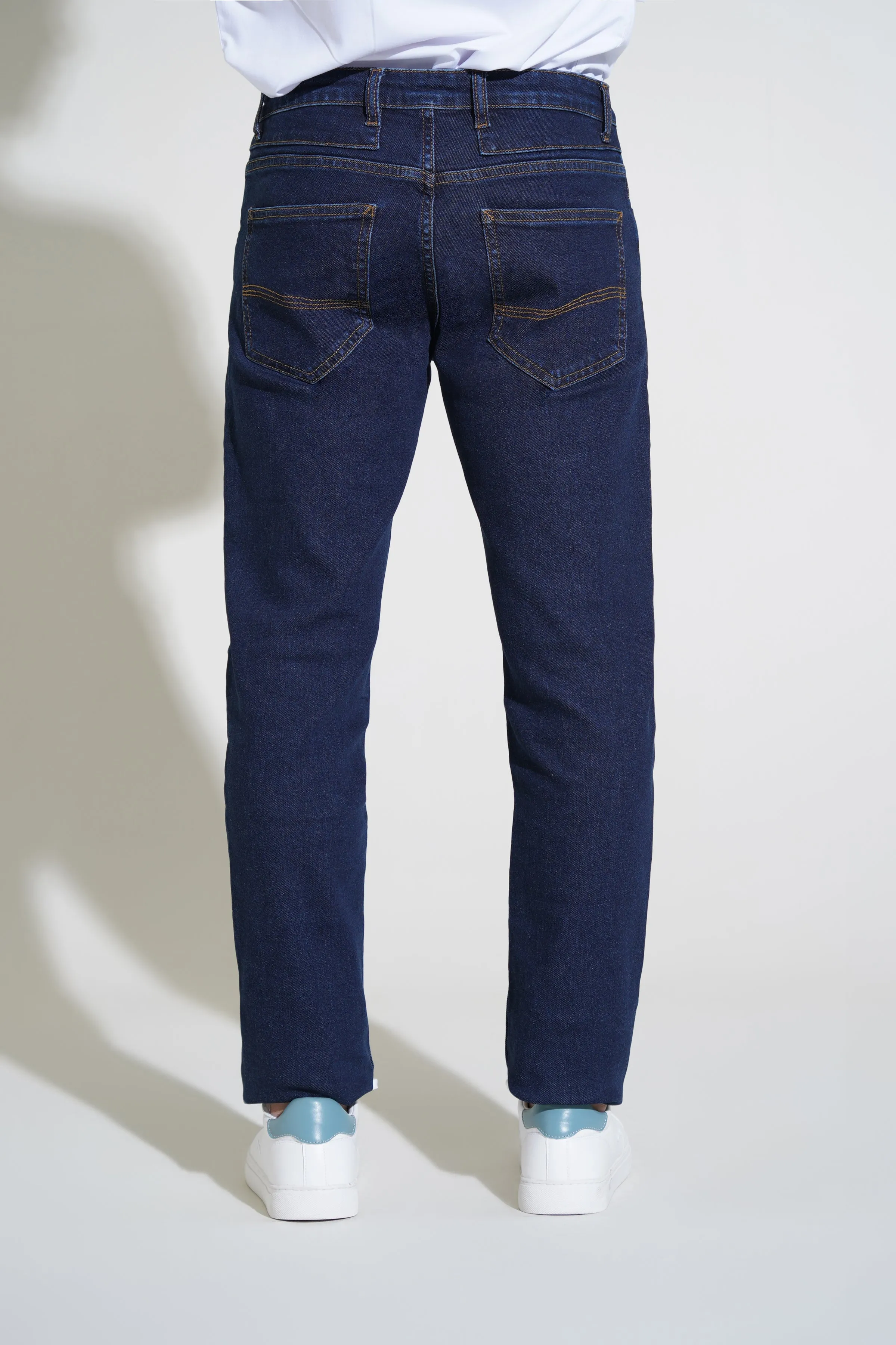 Men's Dark Blue Smart Fit Jeans