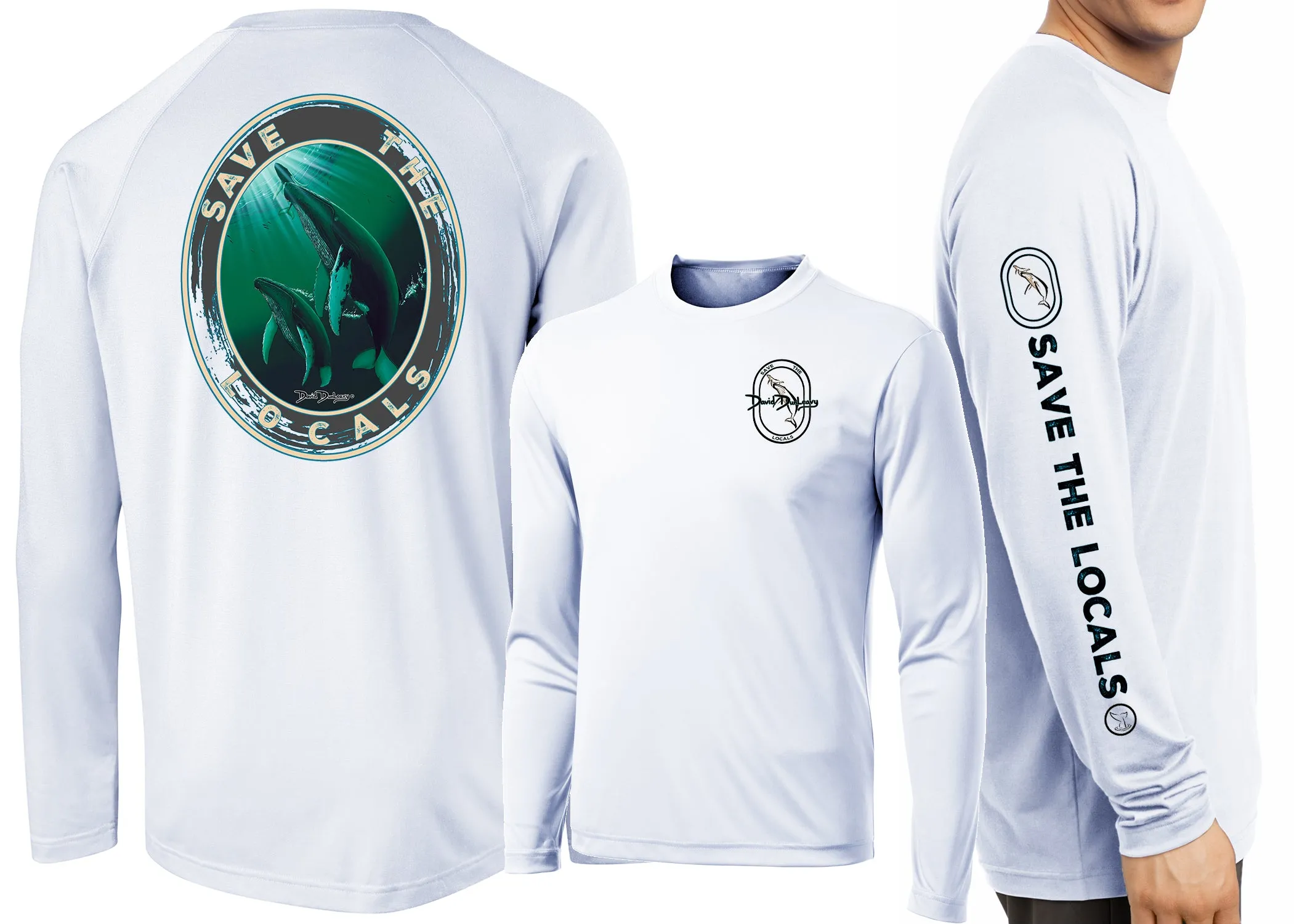 Men’s Performance Save The Locals Humpbacks Long Sleeve