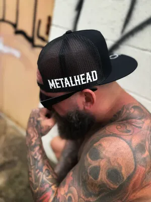 METAL HEAD SIDE STYLE  BLACK HAT