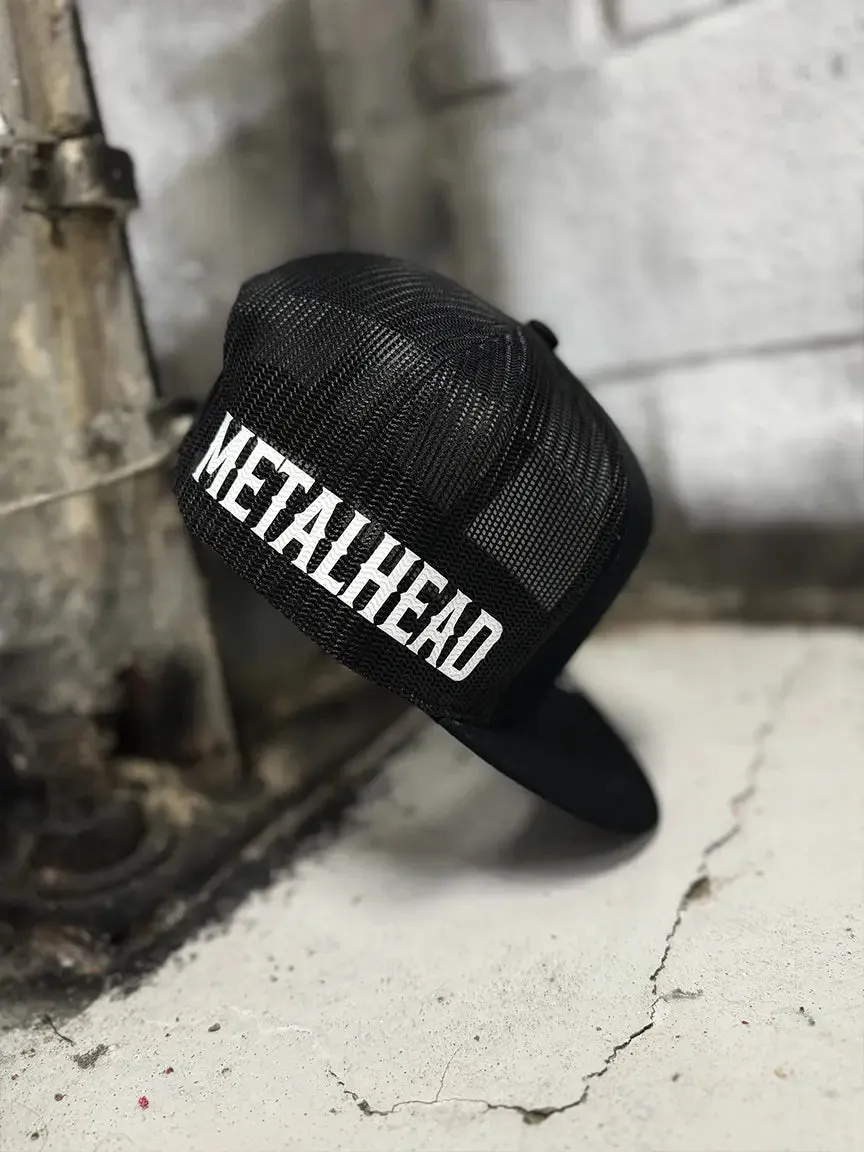 METAL HEAD SIDE STYLE  BLACK HAT