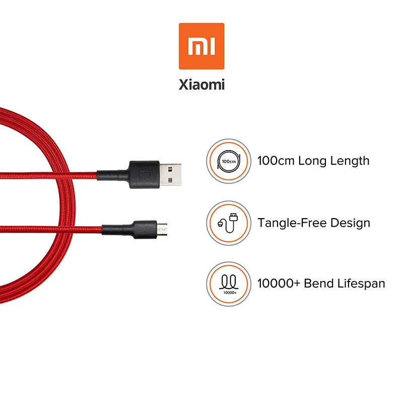MI - Braided USB Type-C (1M / Black)