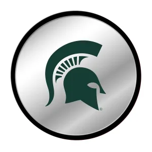 Michigan State Spartans: Helmet - Modern Disc Mirrored Wall Sign