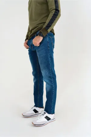Mid-Blue Smart Fit Jeans