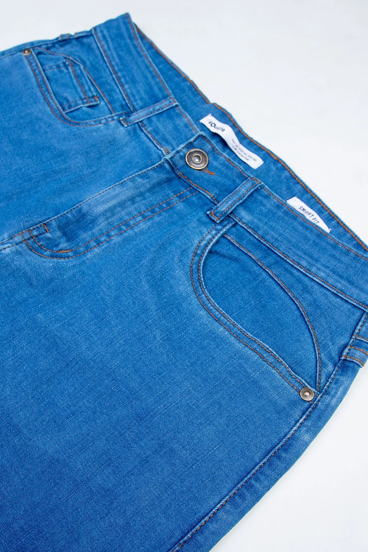 Mid Blue Smart Fit Jeans
