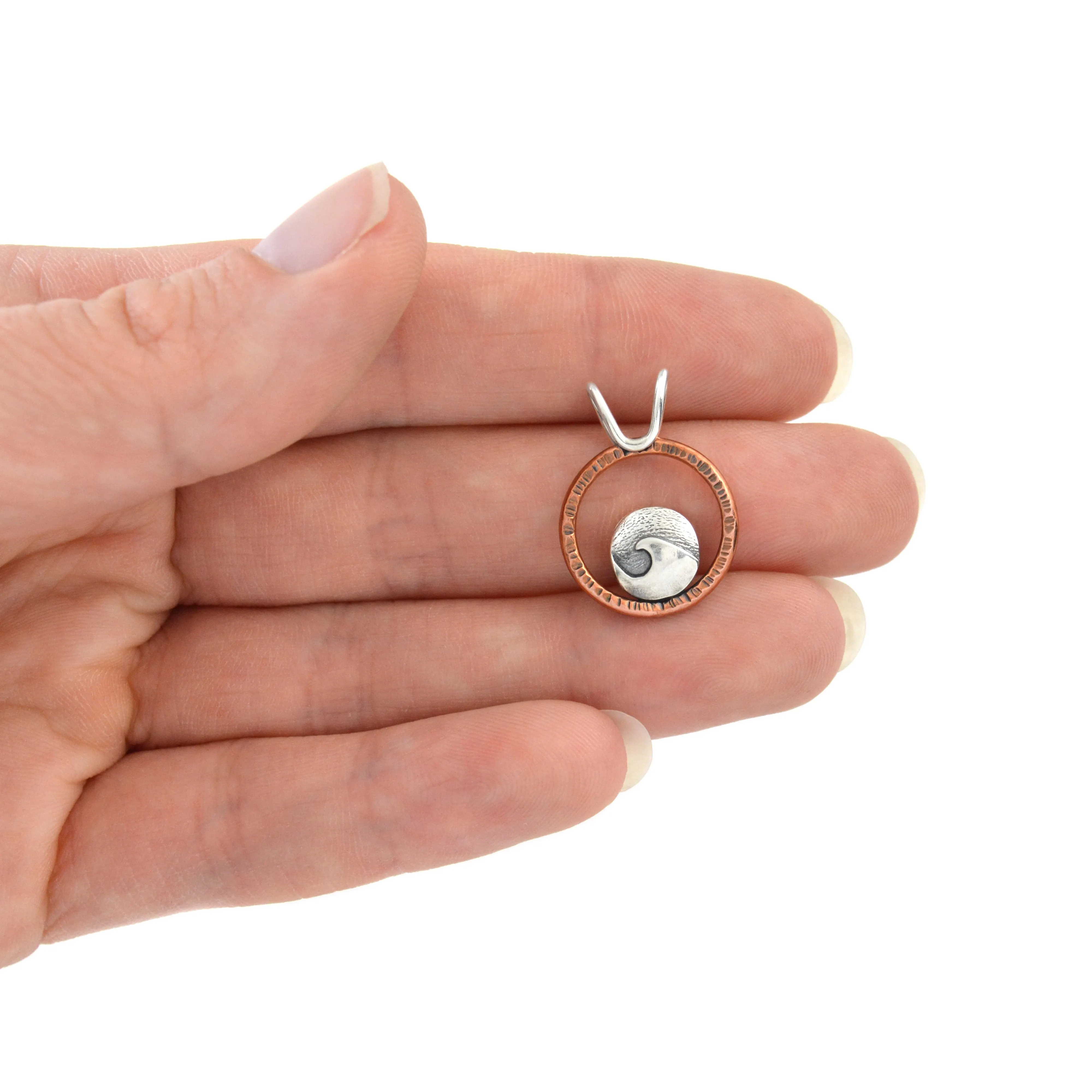 Mini Cresting Wave Pendant