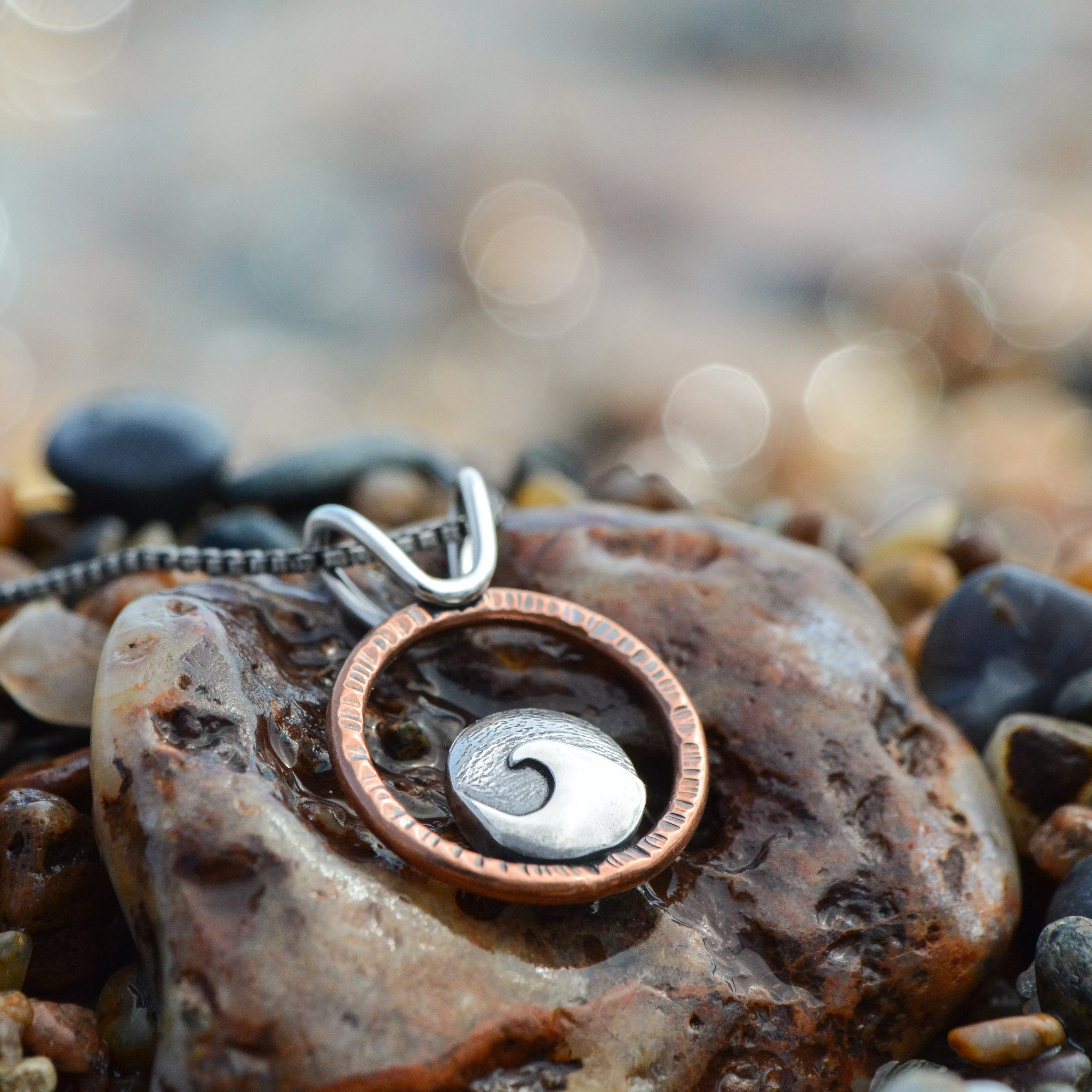 Mini Cresting Wave Pendant