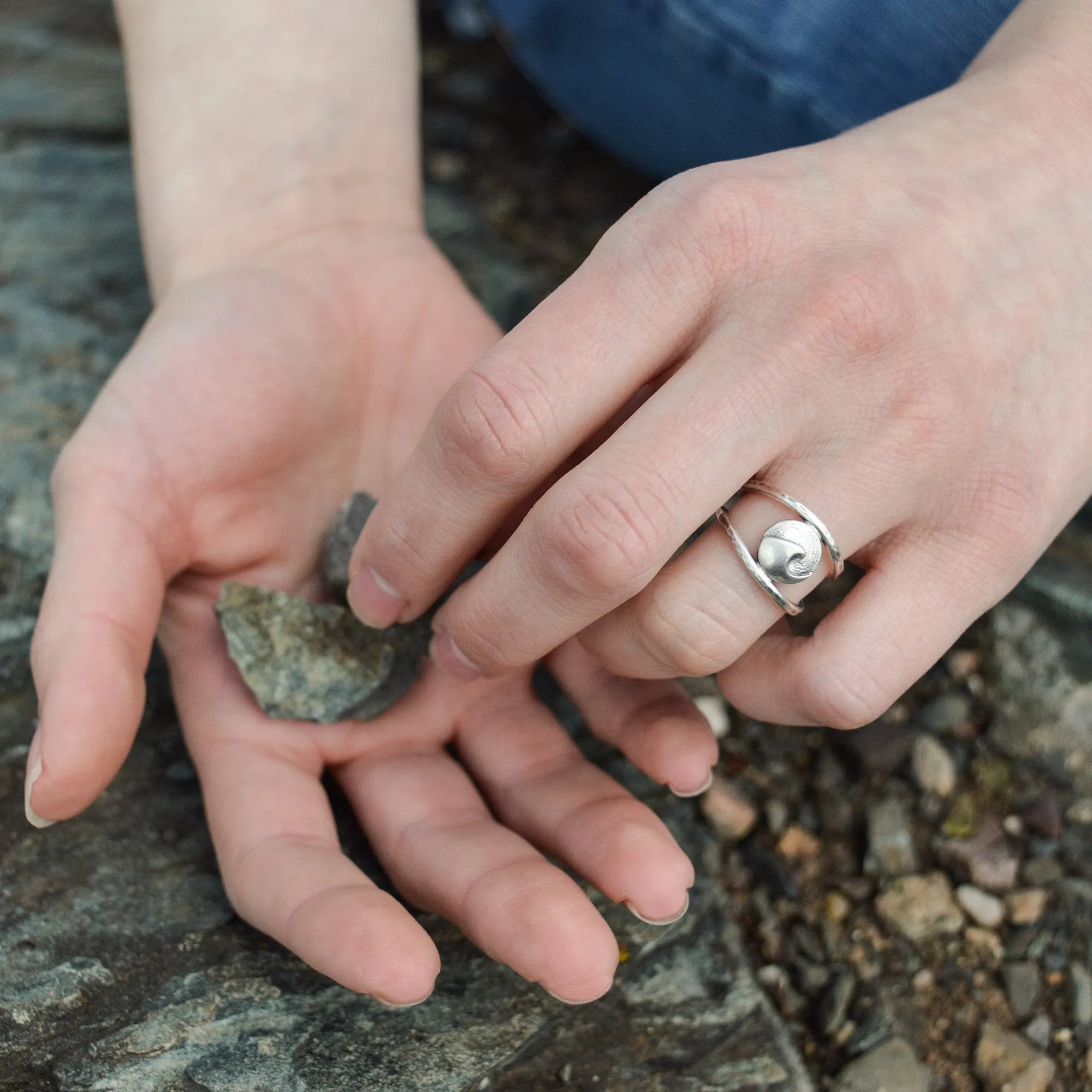 Mini Cresting Wave Ring