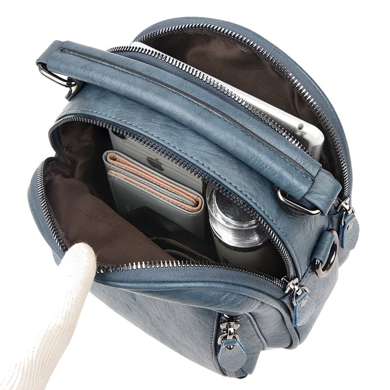 Mini Leather Backpack For Women