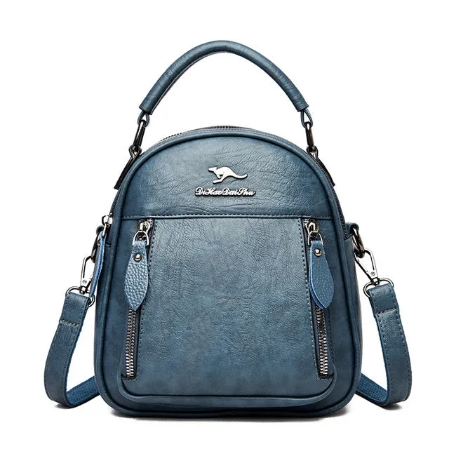 Mini Leather Backpack For Women