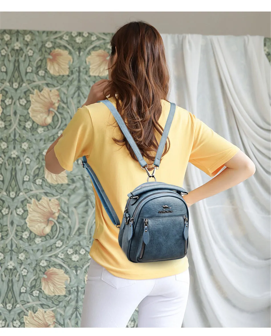 Mini Leather Backpack For Women