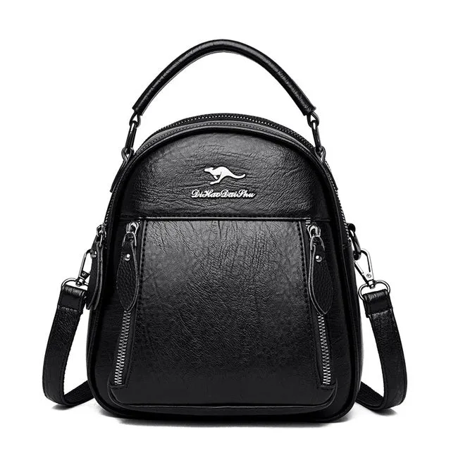 Mini Leather Backpack For Women