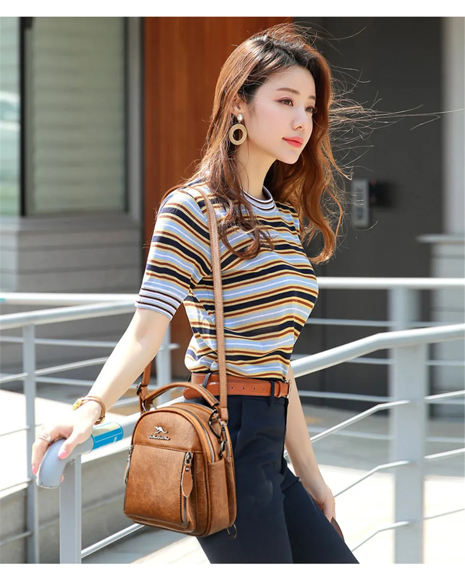 Mini Leather Backpack For Women