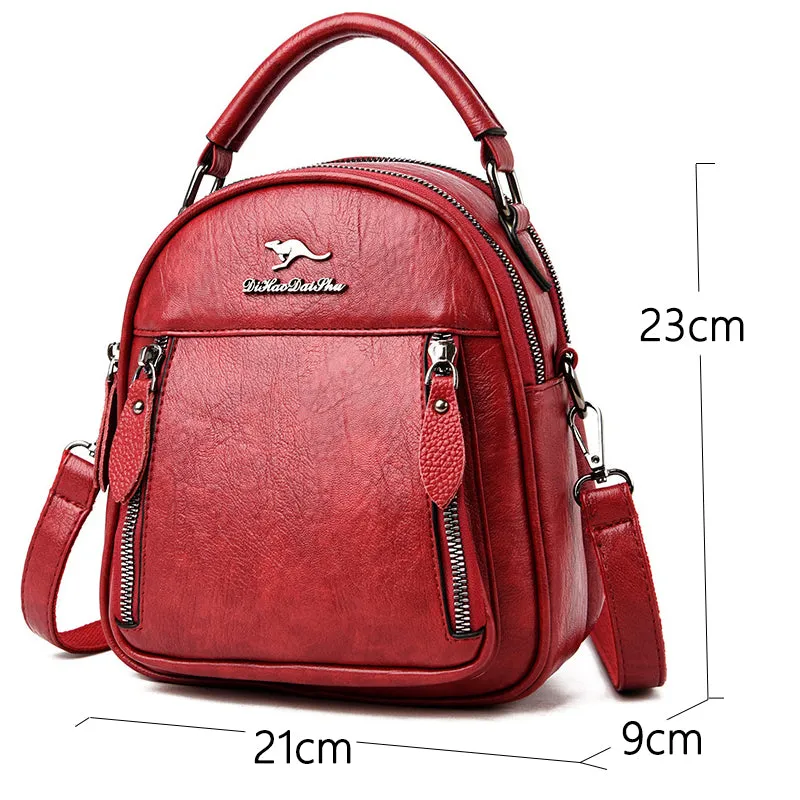 Mini Leather Backpack For Women