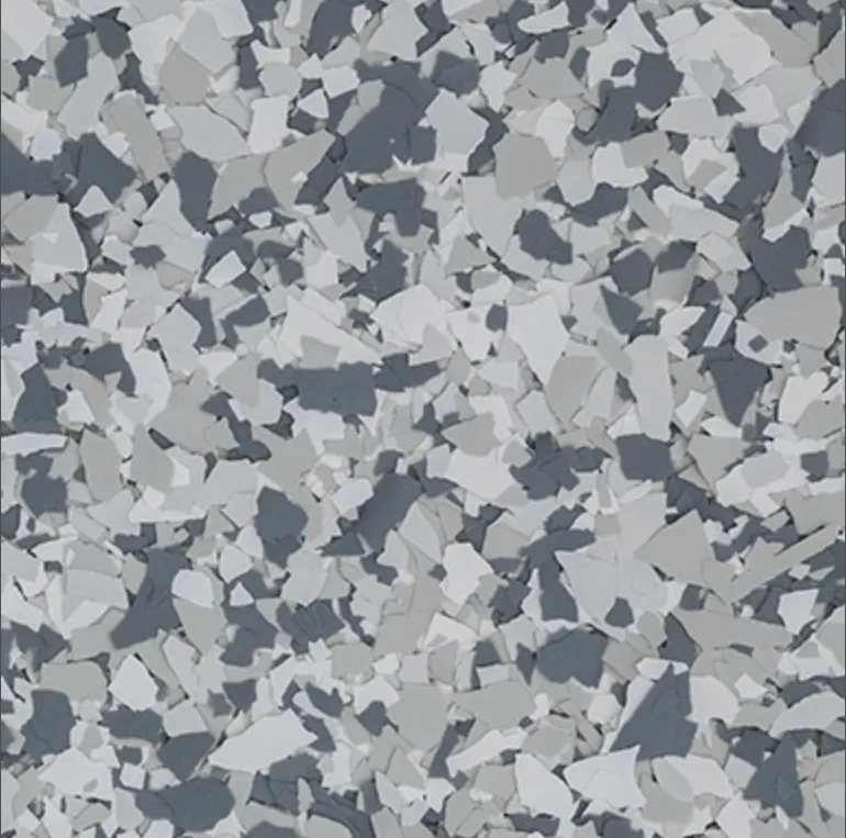Mint Garage | Epoxy Floor - Flakes