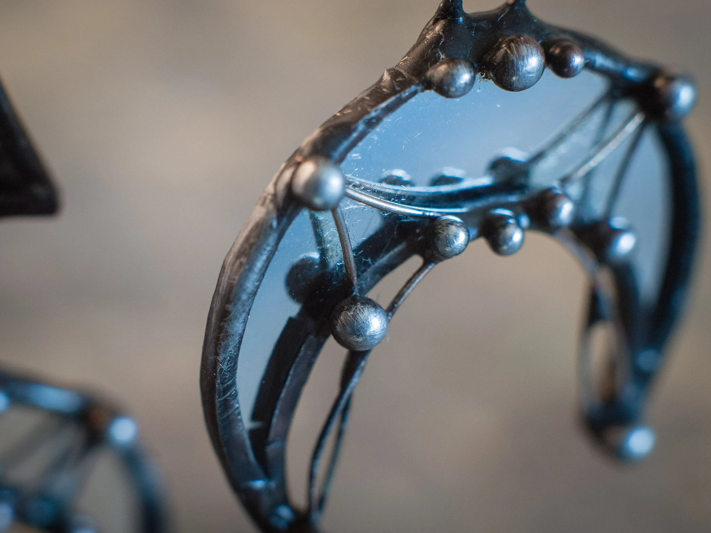 Mirror Crescent Moon Earrings