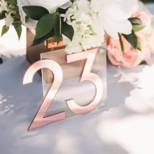 Mirror Table Numbers