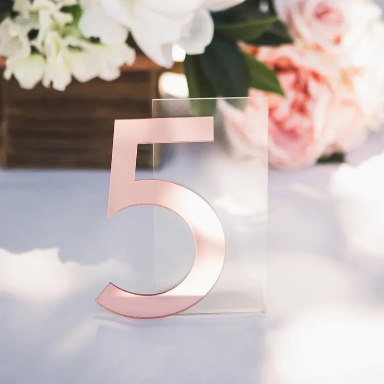 Mirror Table Numbers