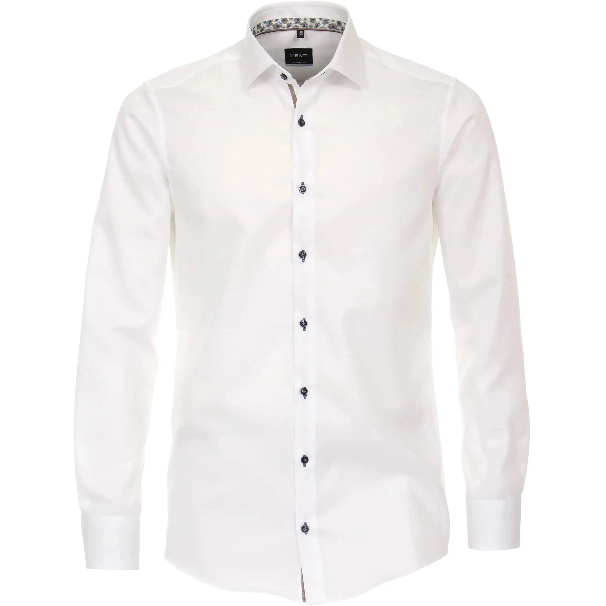 MODERN FIT NAVY BUTTON